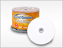 Optical Quantum 8x 4.7GB DVD-R Media White Thermal Hub Printable