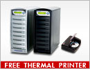 SharkCopier 1 to 7 20x DVD&plusmn;R/RW Duplicator Free U-Print Printer