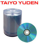 Taiyo Yuden 52x 700MB CD-R Media Silver Top