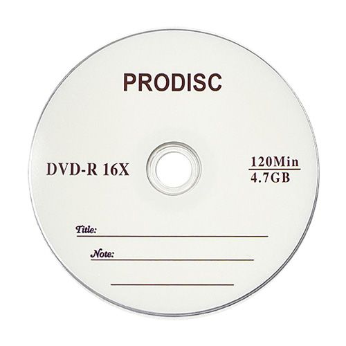 16X 4.7GB Top DVD-R Cake Box - 100 Disc
