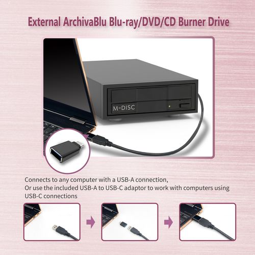 Vinpower Digital Burner | USB Blu-ray BDXL DVD CD External